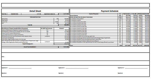 Agarwal Floresta Goregaon East Costing Plan